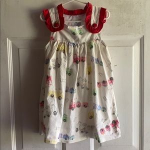 Size 4 Smocked PolkaDot Eyelet Dress
